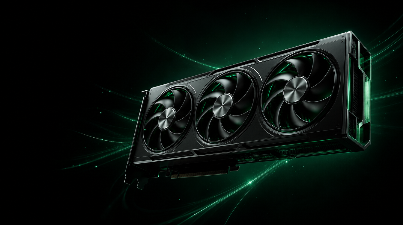 High-performance GPU representing AI computing infrastructure